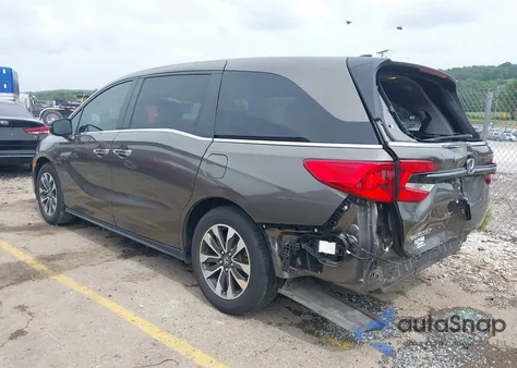 2021 Honda Odyssey Ex-L z USA, uszkodzony, nr VIN 5FNRL6H75MB019072